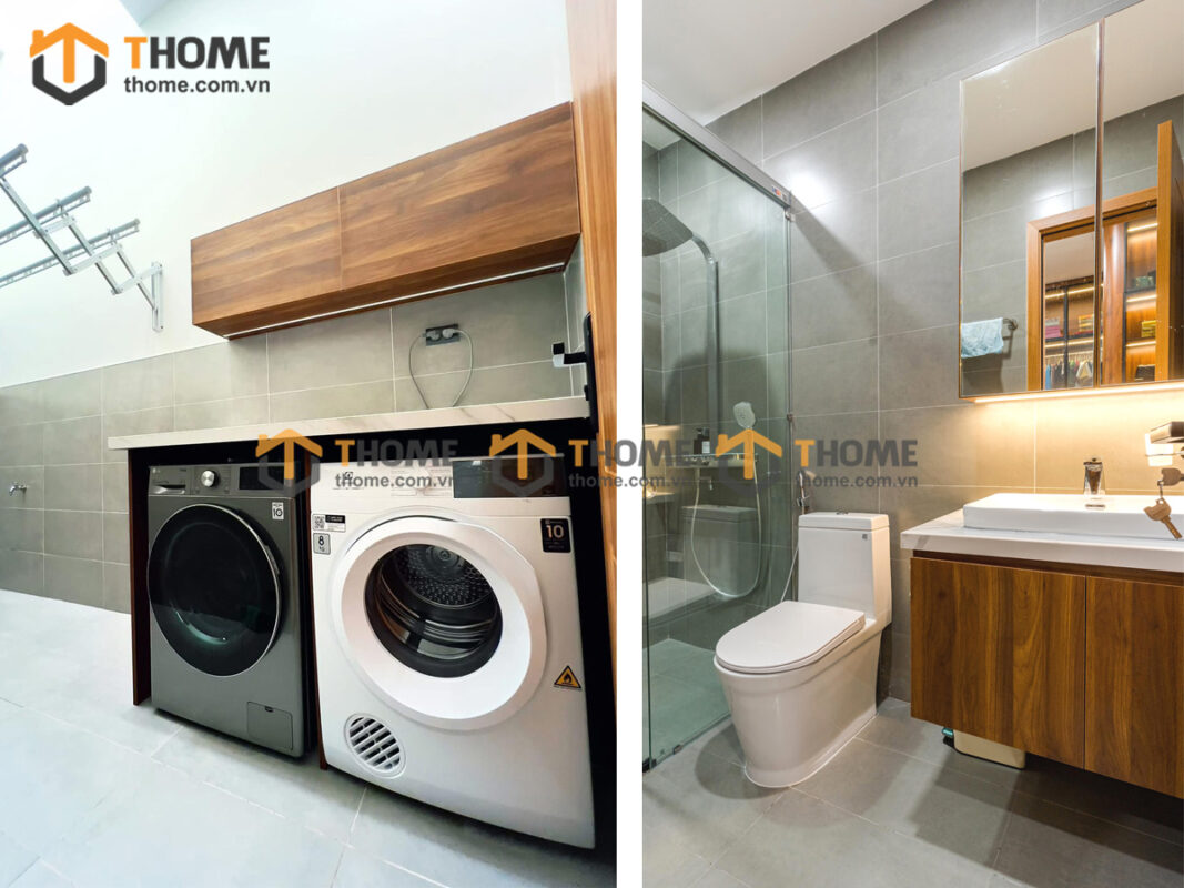 Hình Ảnh Thi Công Gỗ Sồi Tự Nhiên Nhà Chị Hồng Lê Sơn Trà TTTC-35SN