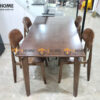 Bộ Bàn Ăn OP 4 Ghế (Nhiều Mẫu Ghế) Gỗ Sồi Tự Nhiên BBA4-26SN