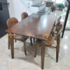 Bộ Bàn Ăn OP 4 Ghế (Nhiều Mẫu Ghế) Gỗ Sồi Tự Nhiên BBA4-26SN