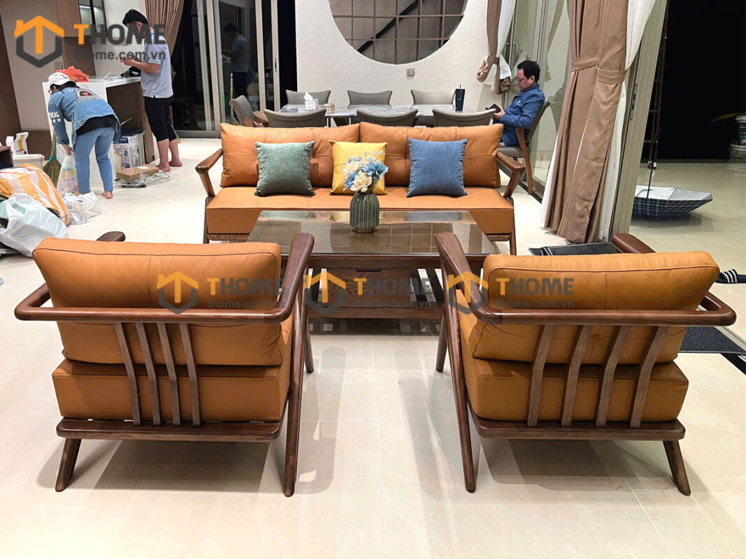 Hình Ảnh Thi Công Gỗ Sồi Tự Nhiên Nhà Chị Ngọc Minh Hội An TTTC-33SN