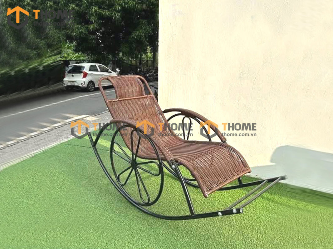Ghế Thư Giãn Đọc Sách Khung Sắt Bọc Nhựa GTG-22NK