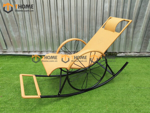 Ghế Thư Giãn Đọc Sách Khung Sắt Bọc Nhựa GTG-22NK