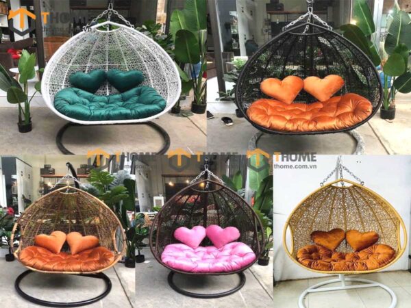 Ghế Xích Đu Đôi Hình Giọt Nước 1.2m GTG-25NK