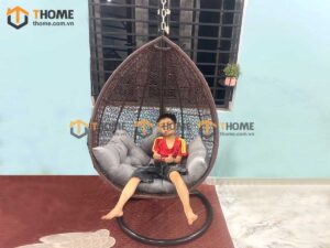 Ghế Xích Đu Đơn Hình Giọt Nước GTG-24NK