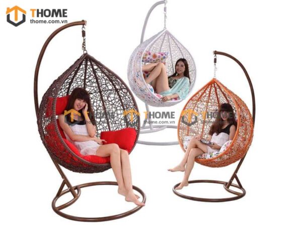 Ghế Xích Đu Đơn Hình Giọt Nước GTG-24NK