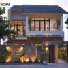 Hình Ảnh Thi Công Gỗ Sồi Tự Nhiên Biệt Thự Vịnh Mân Quang TTTC-42SN