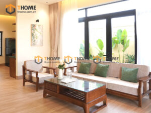 Hình Ảnh Thi Công Gỗ Sồi Tự Nhiên Biệt Thự Vịnh Mân Quang TTTC-42SN