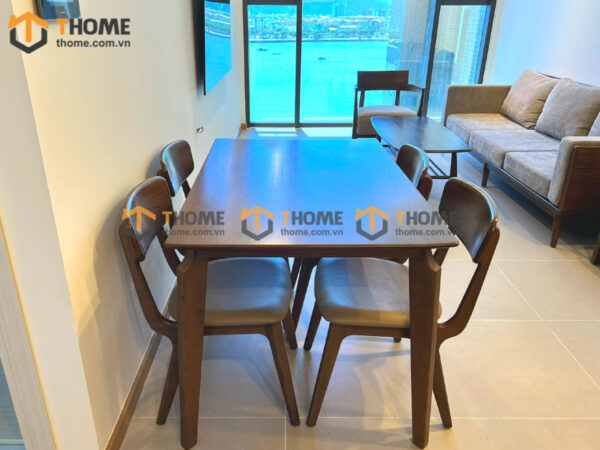 Hình Ảnh Thi Công Gỗ Sồi Tự Nhiên Nhà Cô Hương Căn Hộ Risemount Bạch Đằng TTTC-32SN