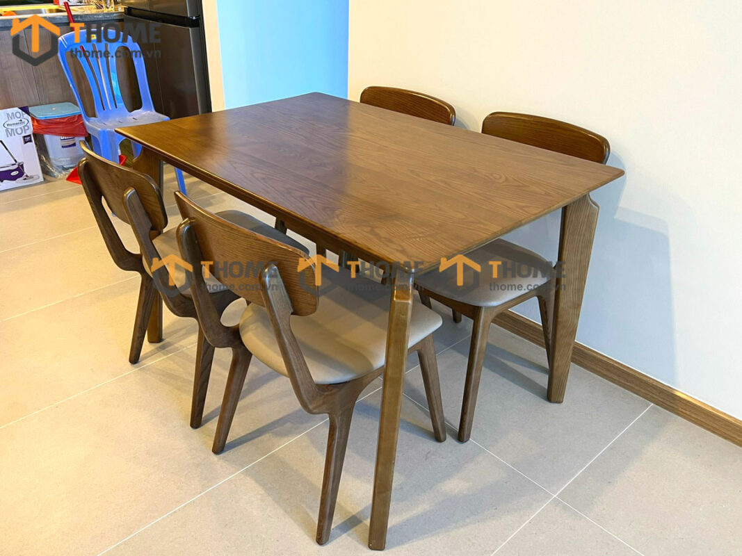 Hình Ảnh Thi Công Gỗ Sồi Tự Nhiên Nhà Cô Hương Căn Hộ Risemount Bạch Đằng TTTC-32SN