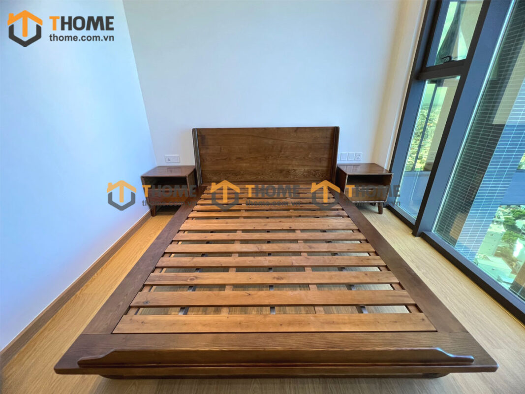 Hình Ảnh Thi Công Gỗ Sồi Tự Nhiên Nhà Cô Hương Căn Hộ Risemount Bạch Đằng TTTC-32SN