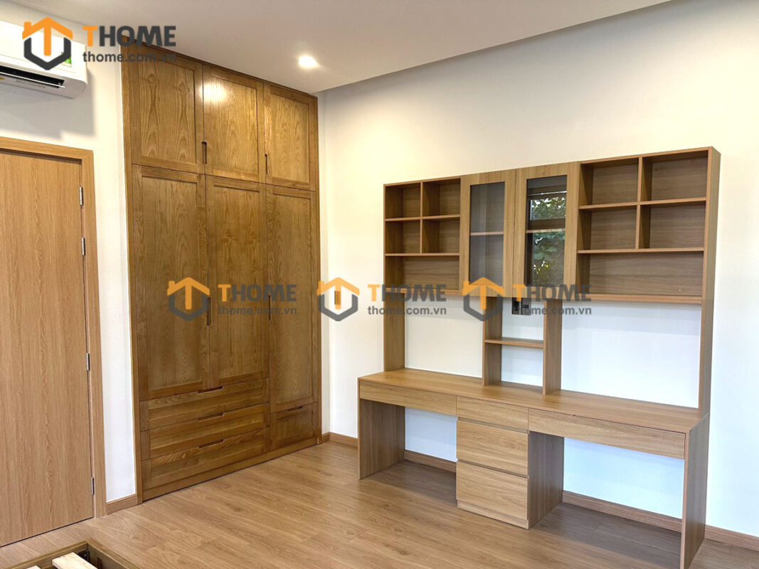 Hình Ảnh Thi Công Gỗ Sồi Tự Nhiên Nhà Chị Quyên Sơn Trà TTTC-36SN