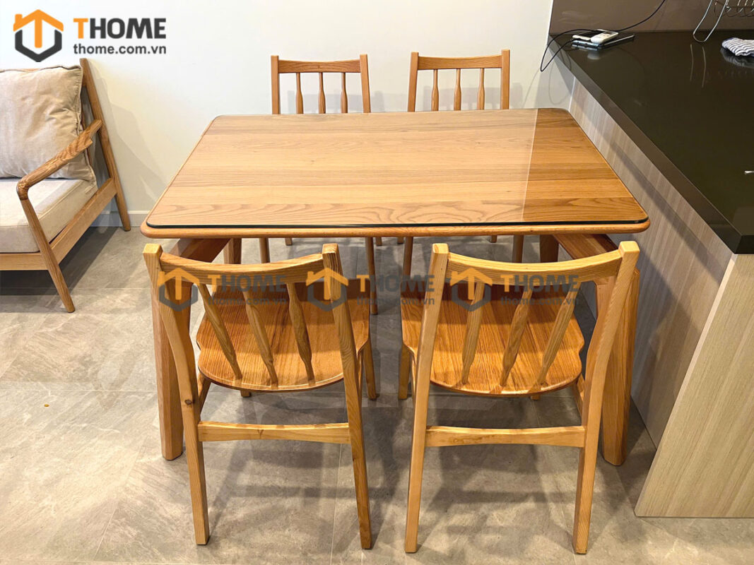 Hình Ảnh Thi Công Gỗ Sồi Tự Nhiên Nhà Anh Thành Căn Hộ Fillmore Bạch Đằng TTTC-31SN