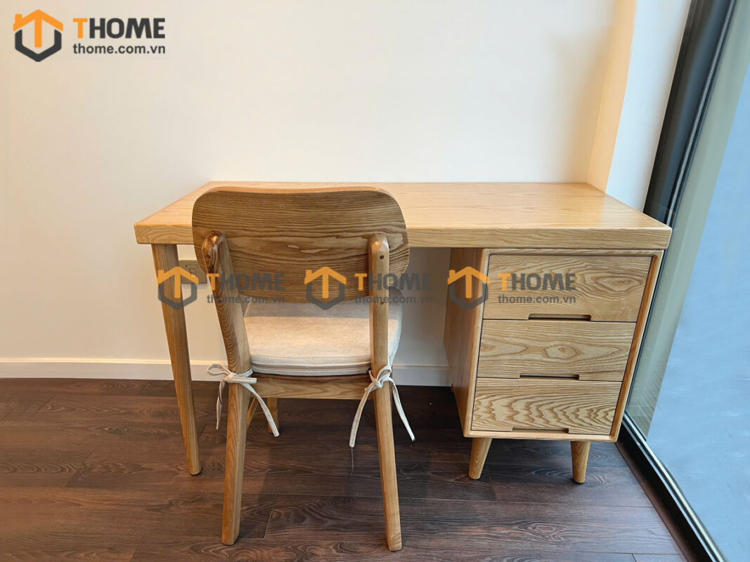 Hình Ảnh Thi Công Gỗ Sồi Tự Nhiên Nhà Anh Thành Căn Hộ Fillmore Bạch Đằng TTTC-31SN