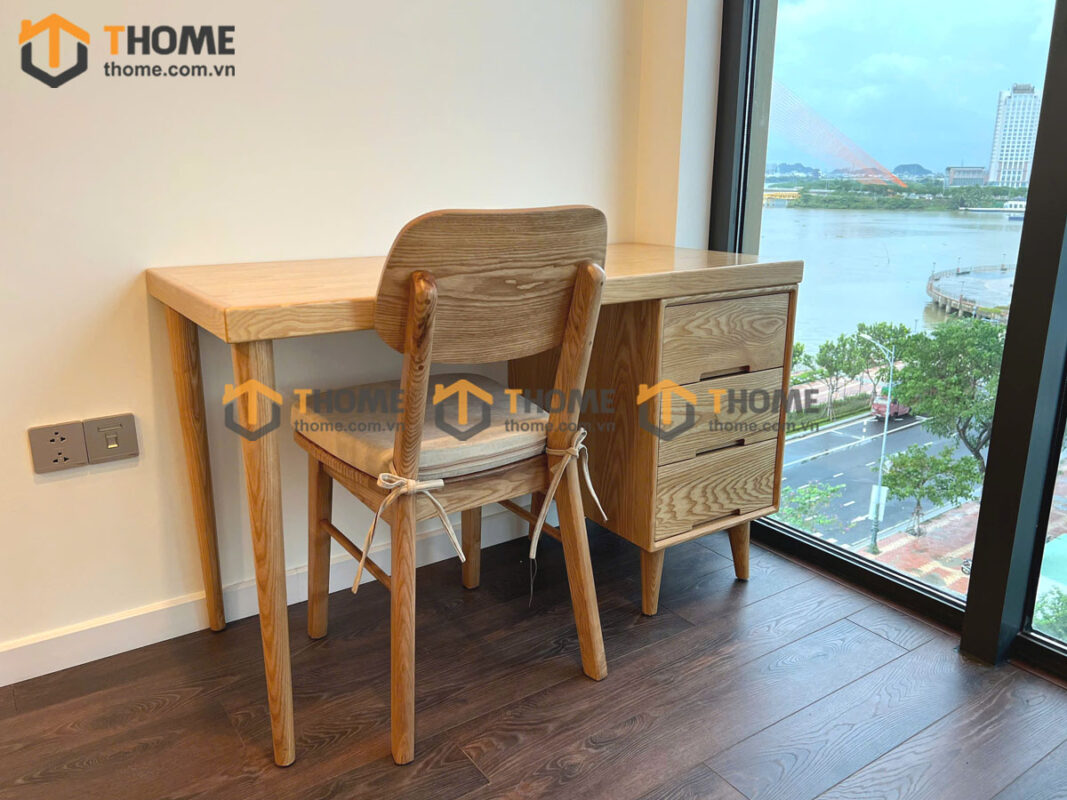 Hình Ảnh Thi Công Gỗ Sồi Tự Nhiên Nhà Anh Thành Căn Hộ Fillmore Bạch Đằng TTTC-31SN