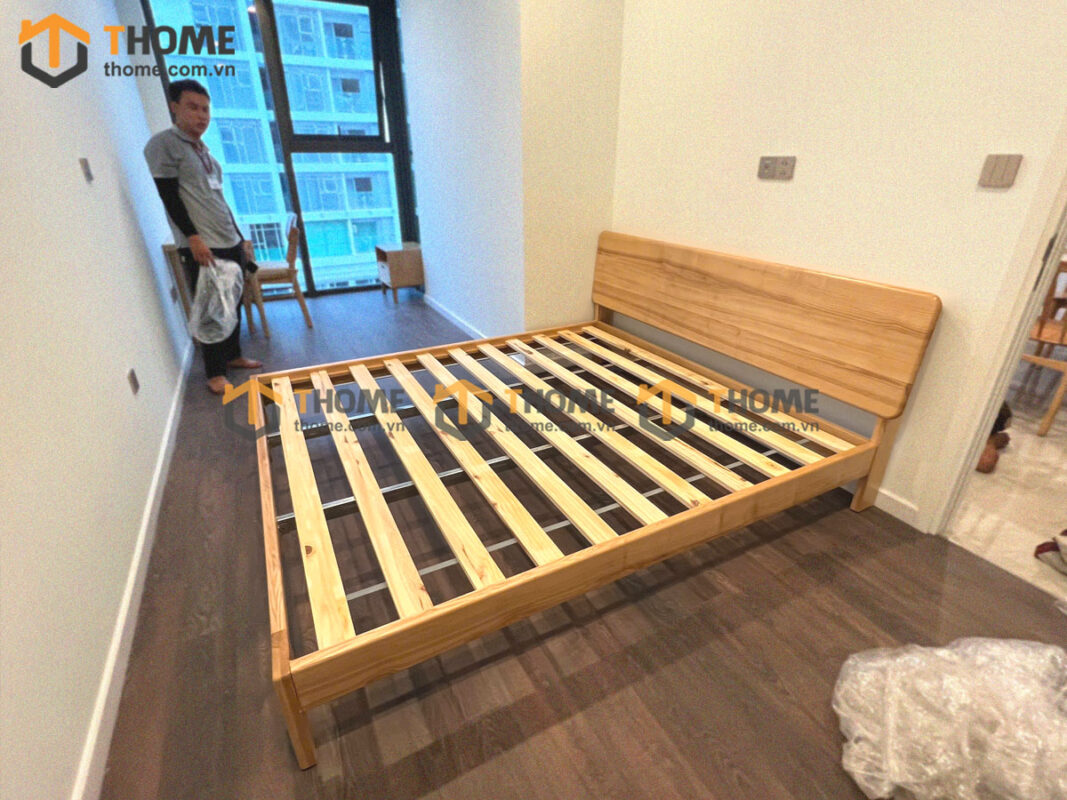 Hình Ảnh Thi Công Gỗ Sồi Tự Nhiên Nhà Anh Thành Căn Hộ Fillmore Bạch Đằng TTTC-31SN