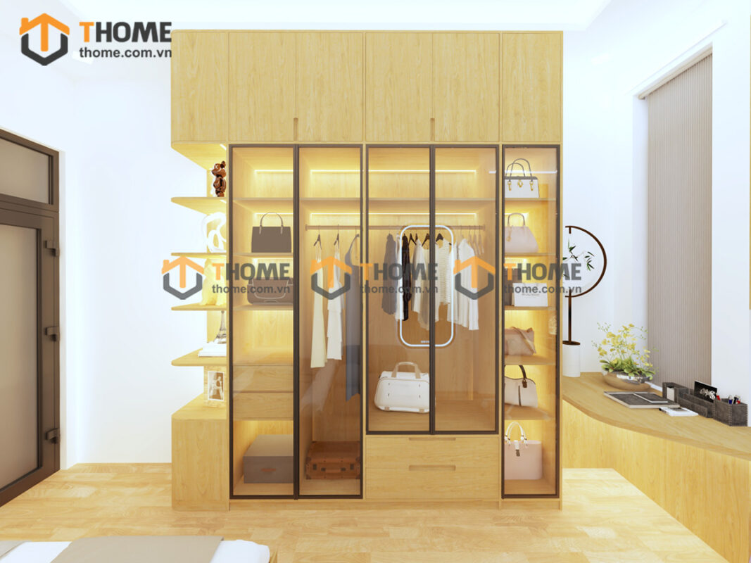 Hình Ảnh Thi Công Gỗ Sồi Tự Nhiên Nhà Chị Diệp Hải Châu TTTC-51SN