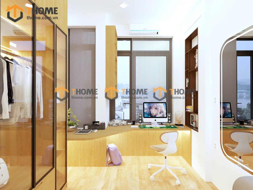 Hình Ảnh Thi Công Gỗ Sồi Tự Nhiên Nhà Chị Diệp Hải Châu TTTC-51SN
