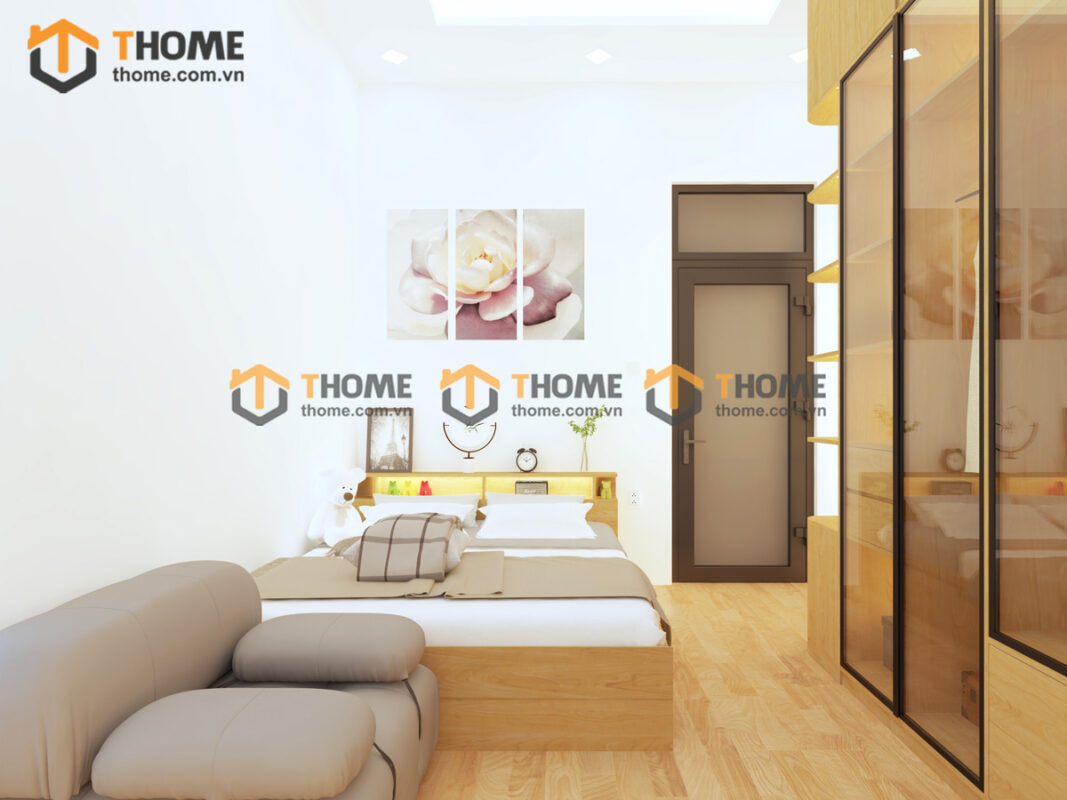 Hình Ảnh Thi Công Gỗ Sồi Tự Nhiên Nhà Chị Diệp Hải Châu TTTC-51SN