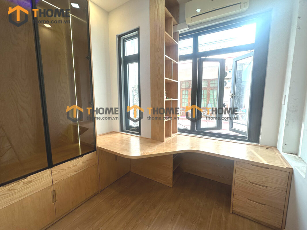 Hình Ảnh Thi Công Gỗ Sồi Tự Nhiên Nhà Chị Diệp Hải Châu TTTC-51SN