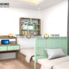 Hình Ảnh Thi Công Gỗ Sồi Tự Nhiên Nhà Chị Ly Hòa Cường TTTC-49SN