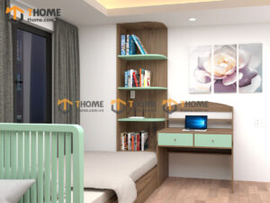 Hình Ảnh Thi Công Gỗ Sồi Tự Nhiên Nhà Chị Ly Hòa Cường TTTC-49SN