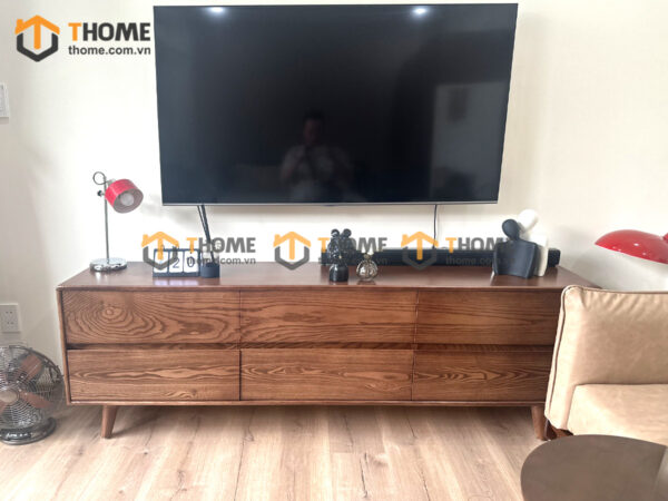 Hình Ảnh Thi Công Gỗ Sồi Tự Nhiên Nhà Chị Lê Hải Châu TTTC-52SN