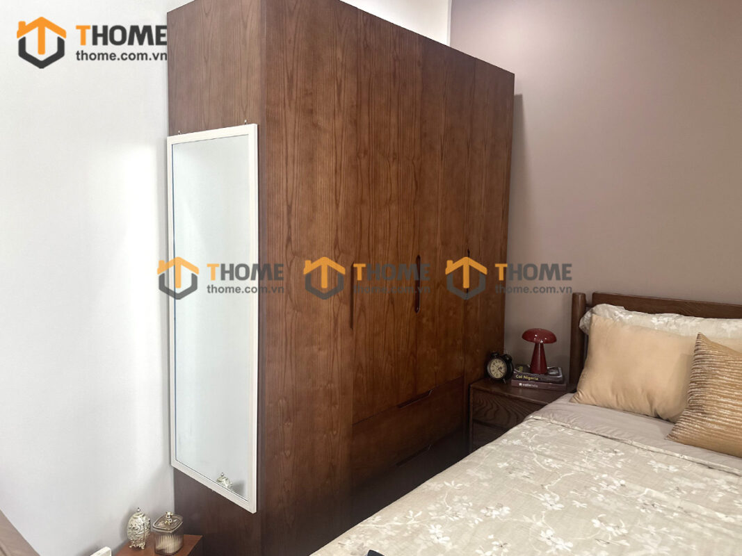 Hình Ảnh Thi Công Gỗ Sồi Tự Nhiên Nhà Chị Lê Hải Châu TTTC-52SN