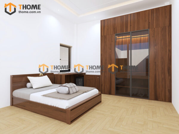 Hình Ảnh Thi Công Gỗ Sồi Tự Nhiên Nhà Cô Kim Xuân Furama TTTC-53SN