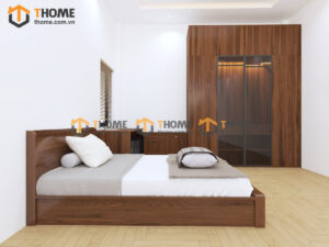 Hình Ảnh Thi Công Gỗ Sồi Tự Nhiên Nhà Cô Kim Xuân Furama TTTC-53SN