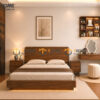 Bộ Phòng Ngủ Số 21 Gỗ Sồi Tự Nhiên Giường Bay TKPN-21SN
