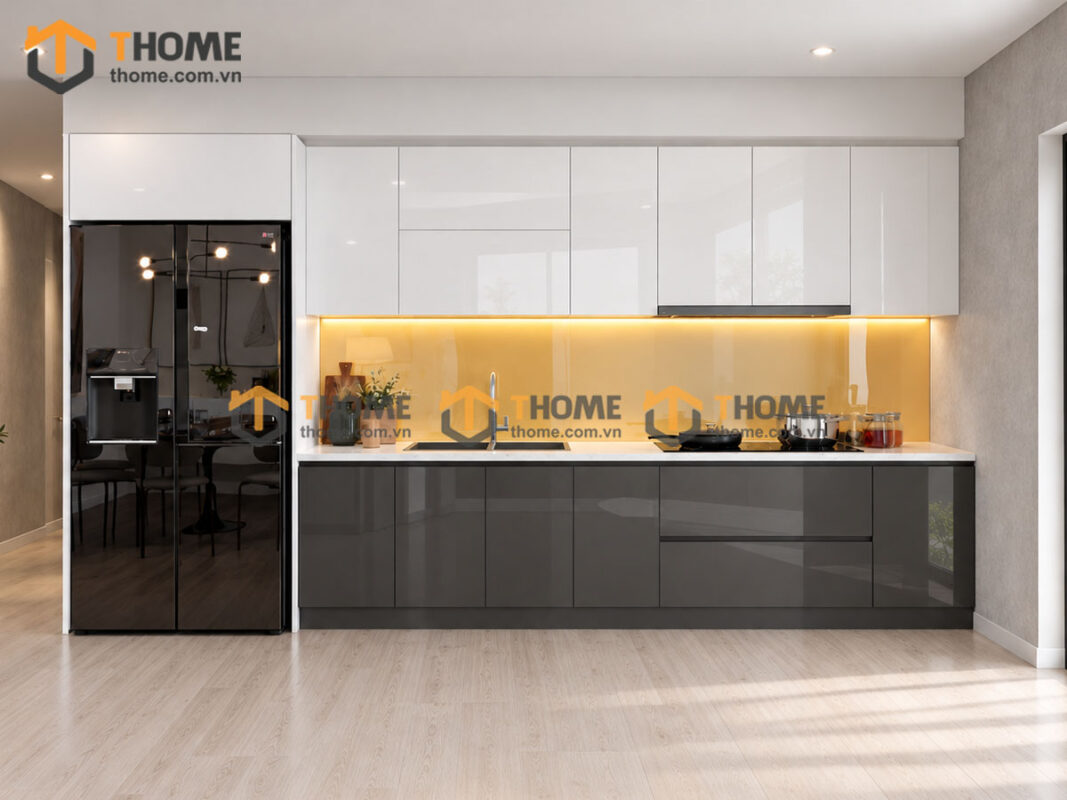 Thiết Kế Bộ Phòng Ăn Số 05 Cánh Acrylic TKPA-05SN
