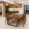 Thiết Kế Bộ Phòng Ăn Gỗ Sồi Tự Nhiên Số 05 Capri TKPA-05SN