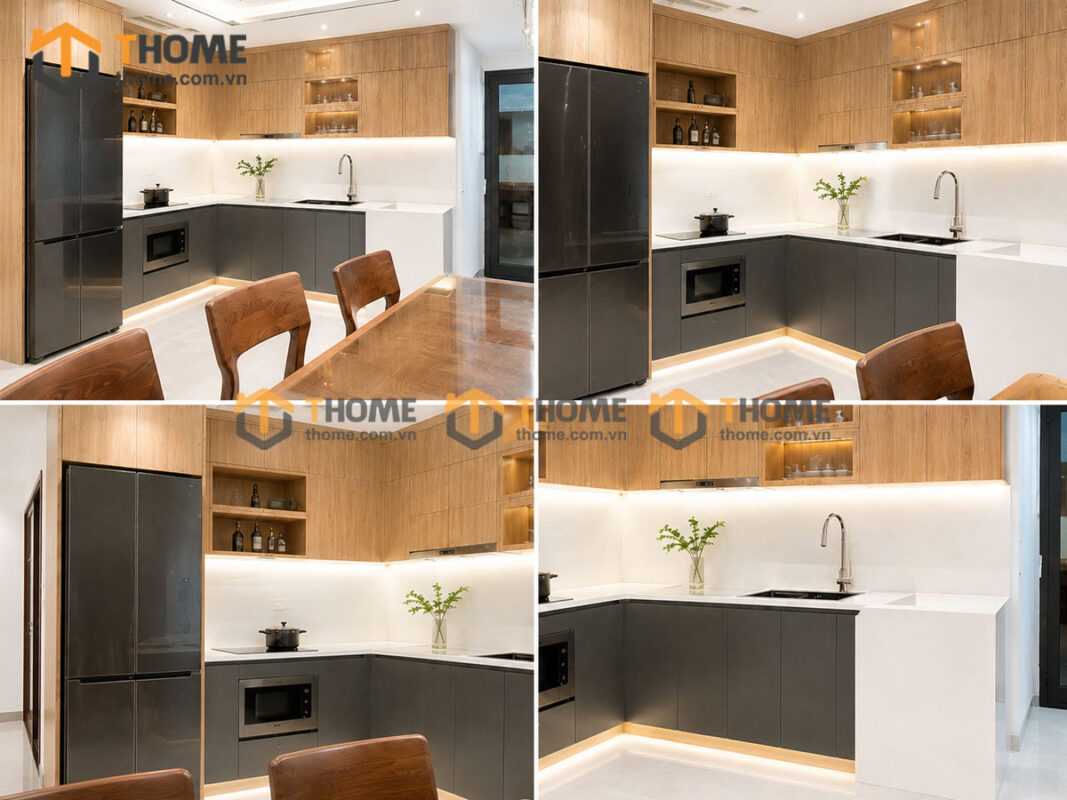 Thiết Kế Bộ Phòng Ăn Gỗ Sồi Tự Nhiên Số 05 Capri TKPA-05SN