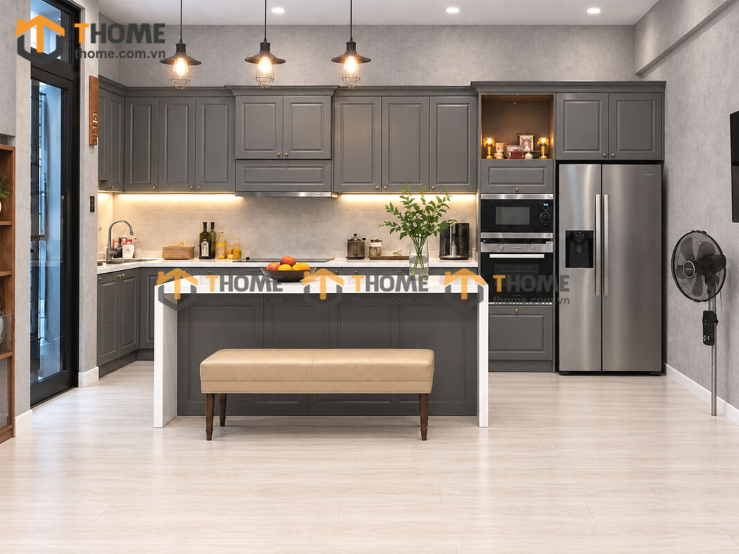 Thiết Kế Bộ Phòng Ăn Gỗ Sồi Tự Nhiên Số 06 Cánh Sơn Bệt TKPA-06SN