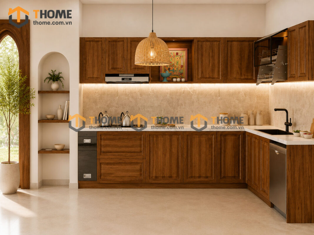 Thiết Kế Bộ Phòng Ăn Gỗ Sồi Tự Nhiên Số 07 Capri TKPA-07SN