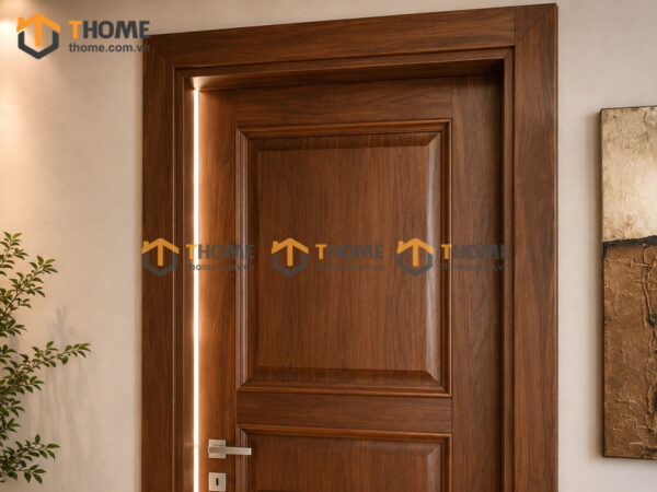 Cửa Ra Vào Gỗ Sồi Tự Nhiên Kiểu 01 CUAGO-01SN