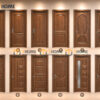 Cửa Ra Vào Gỗ Sồi Tự Nhiên Kiểu 01 CUAGO-01SN