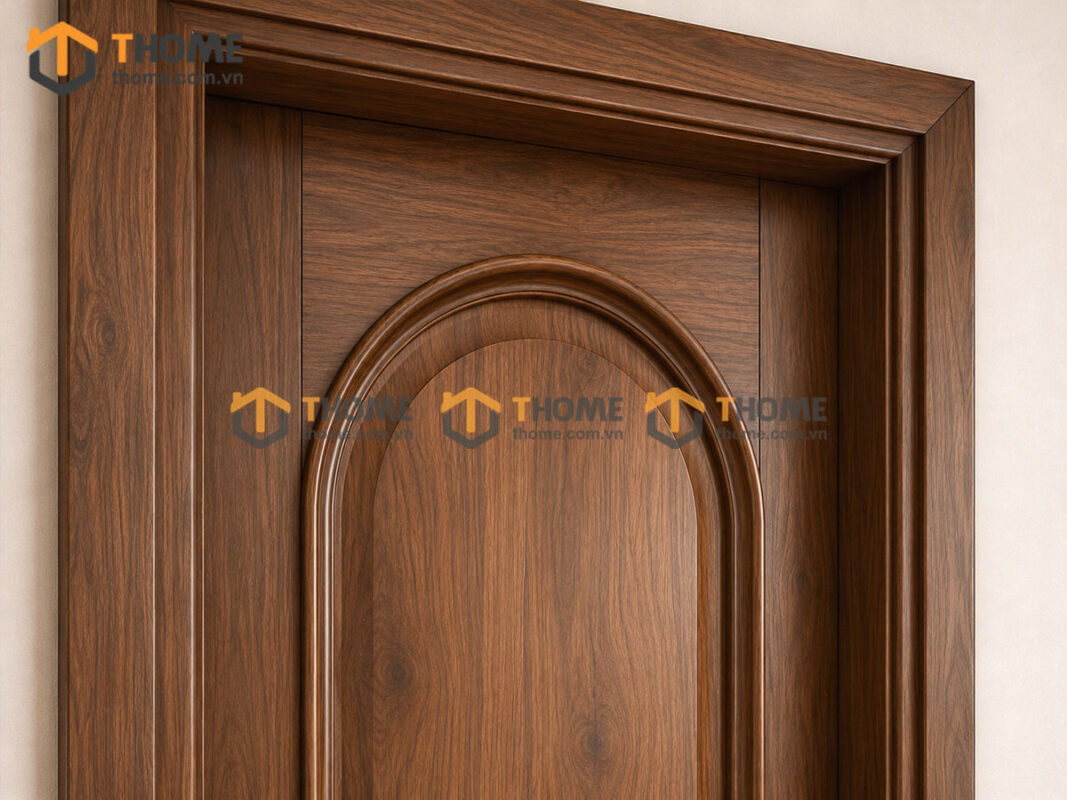 Cửa Ra Vào Gỗ Sồi Tự Nhiên Kiểu 02 CUAGO-02SN