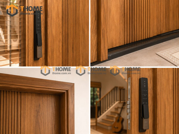 Cửa Ra Vào Gỗ Sồi Tự Nhiên Kiểu 05 CUAGO-05SN