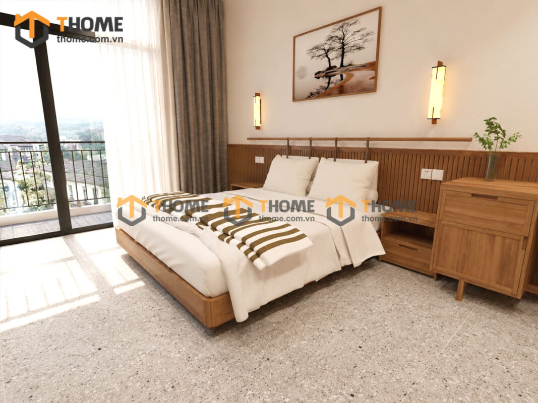Hình Ảnh Thi Công Gỗ Sồi Tự Nhiên Nhà Anh Chung Hội An TTTC-54SN