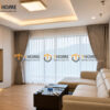 Rèm 2 Lớp Chất Liệu Nỉ Và Voan Nhiều Màu Sắc REM-02SN