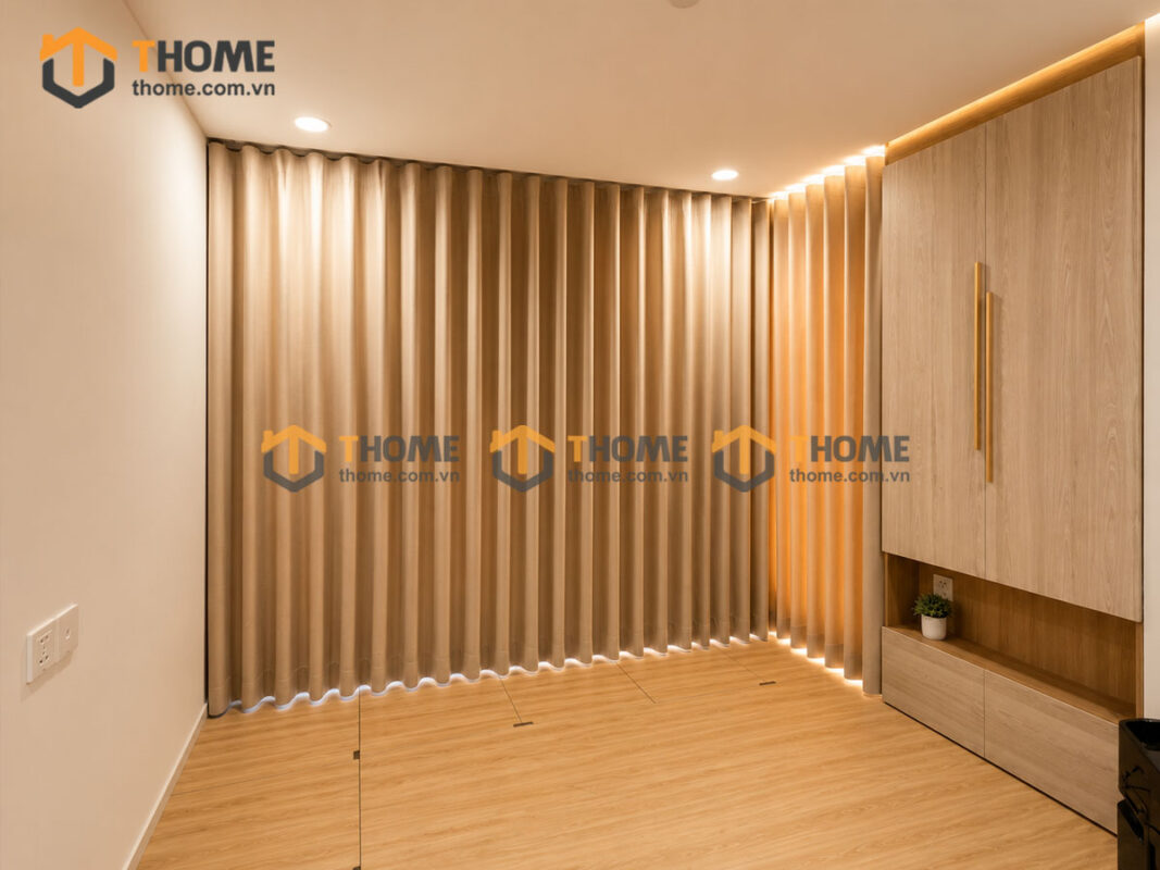 Rèm 2 Lớp Chất Liệu Nỉ Và Voan Nhiều Màu Sắc REM-02SN