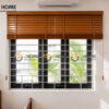 Rèm Lá Sách Gỗ Sồi Tự Nhiên Nhiều Màu Sắc REM-01SN