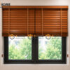 Rèm Lá Sách Gỗ Sồi Tự Nhiên Nhiều Màu Sắc REM-01SN