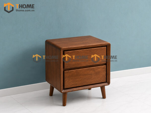 Tủ Đầu Giường Gỗ Sồi Tự Nhiên Cuba 2 Hộc Kéo TDG-14SN