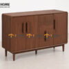 Tủ Trang Trí Gỗ Sồi Tự Nhiên 3 Cánh Cửa 3 Hộc Kéo Nova TNK-09SN