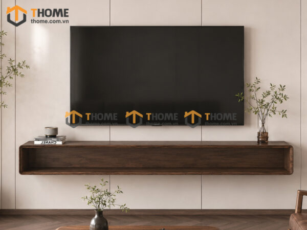 Tủ Tivi Treo Gỗ Sồi Tự Nhiên Nova Treo Truyền Thống TTVTT-08SN