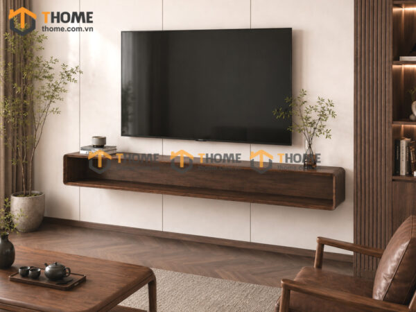 Tủ Tivi Treo Gỗ Sồi Tự Nhiên Nova Treo Truyền Thống TTVTT-08SN