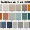 Vải Nỉ Cho Ghế Sofa Thớ Vải Nhỏ Nhập Khẩu Hàn Quốc Mã Số HQ-713