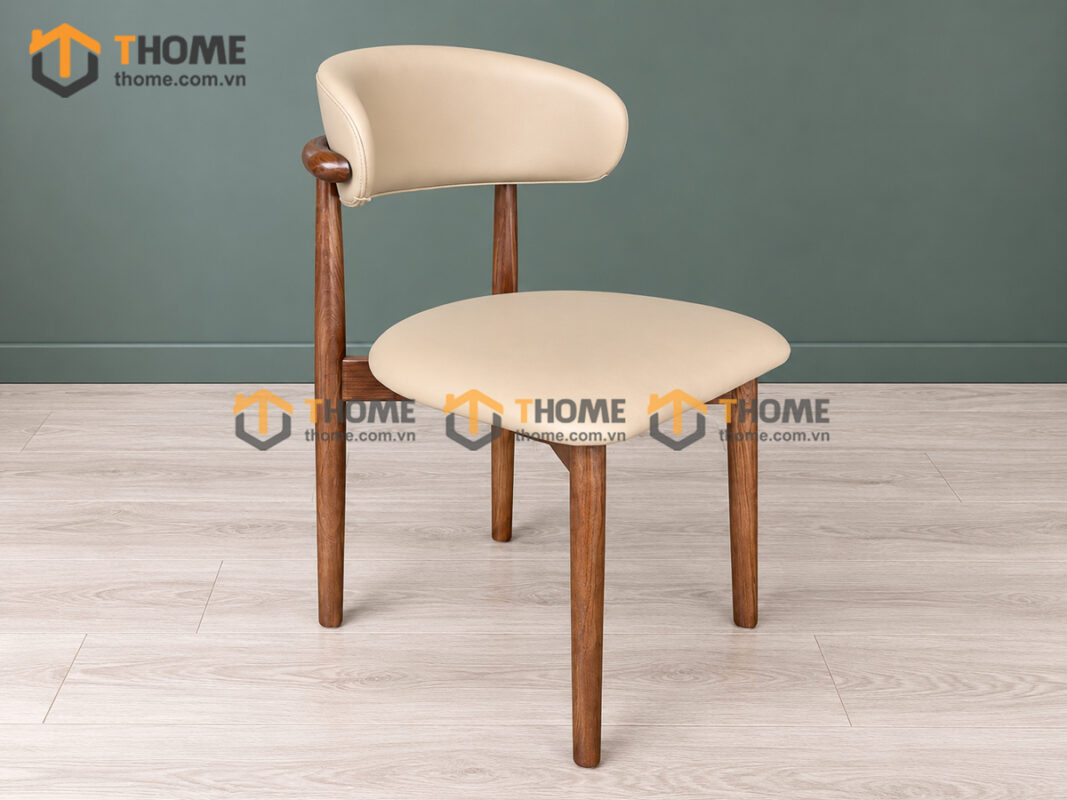 Ghế Ăn Gỗ Sồi Tự Nhiên Mặt Nệm Oleandro GHEMN-52SN